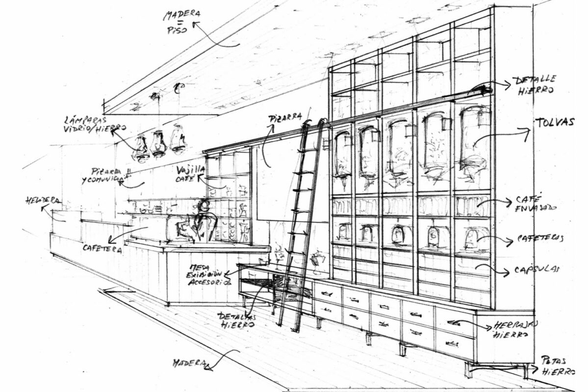 Arquitectura - Propuesta Visual - Café Martínez
