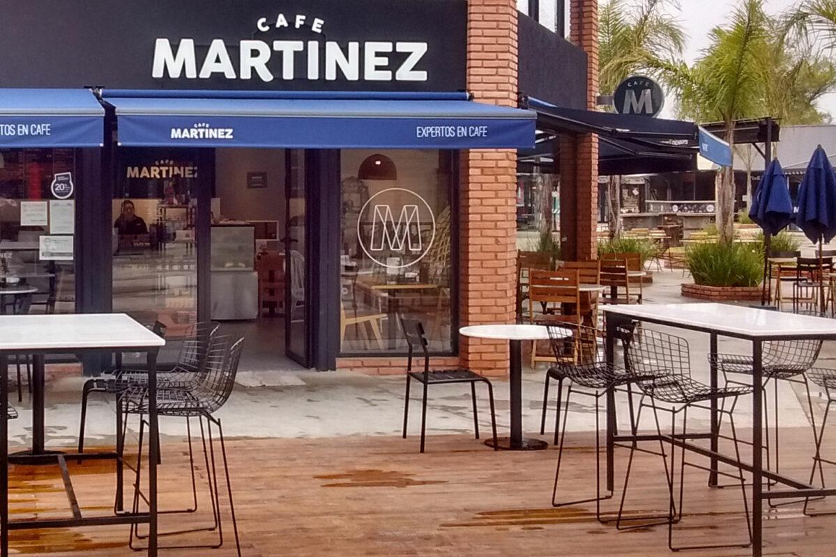 Diseño Retail Fachada Café Martínez