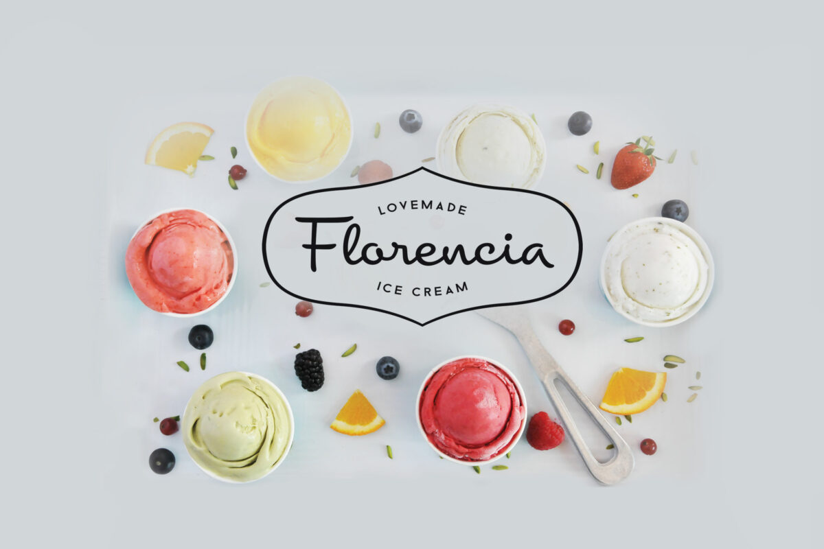 Identidad Visual Florencia Ice Cream Bahrein