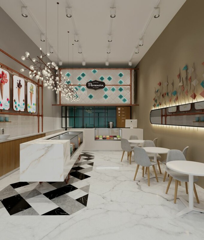 Commercial Architecture in Bahrain - Florencia Ice Cream